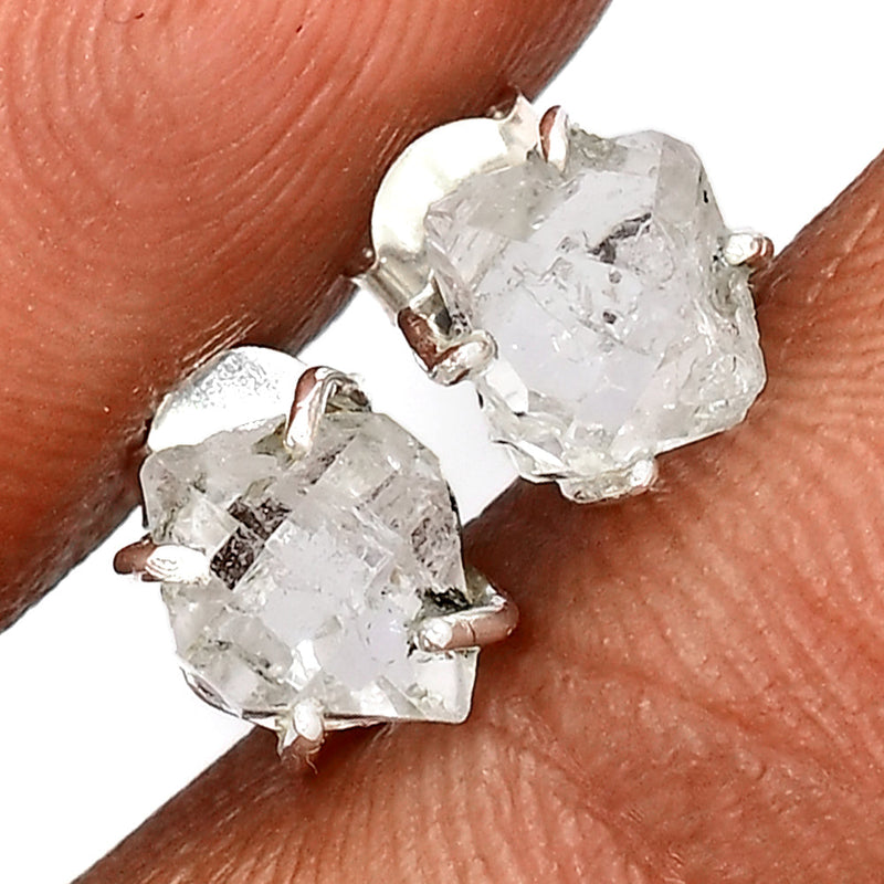 Claw - Herkimer Diamond Studs - HKDS678
