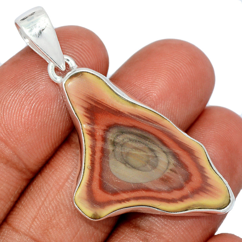 1.8" Imperial Jasper Slice Pendants - IJSP520
