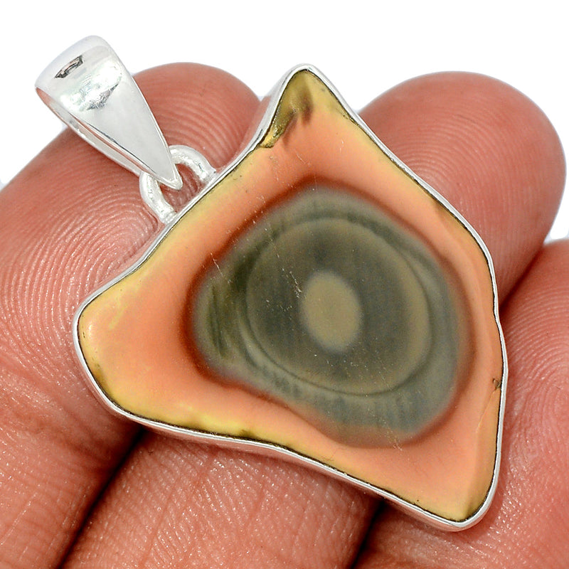 1.6" Imperial Jasper Slice Pendants - IJSP543