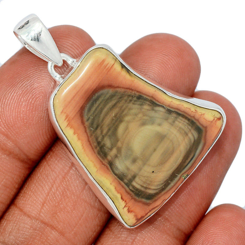 1.7" Imperial Jasper Slice Pendants - IJSP544