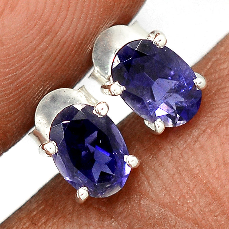 Claw - Iolite Studs - ILTS236