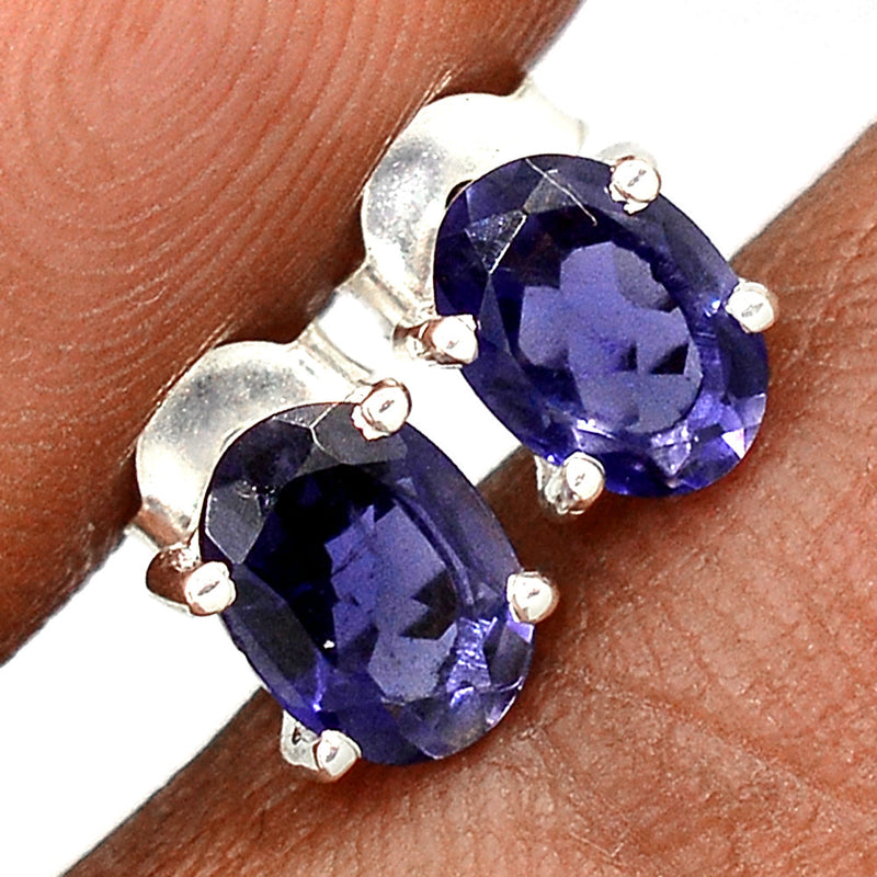 Claw - Iolite Studs - ILTS238