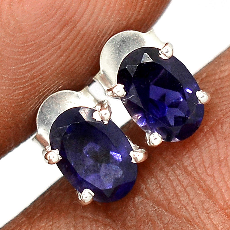 Claw - Iolite Studs - ILTS239