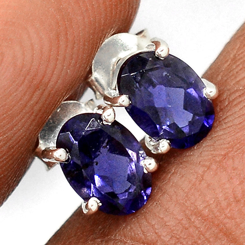 Claw - Iolite Studs - ILTS248