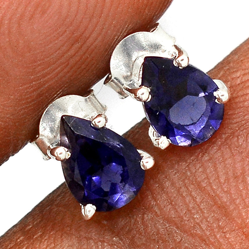 Claw - Iolite Studs - ILTS254