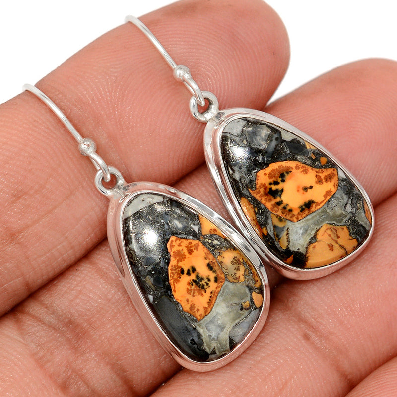 1.6" Indonesian Maligano Jasper Earrings - IMJE55