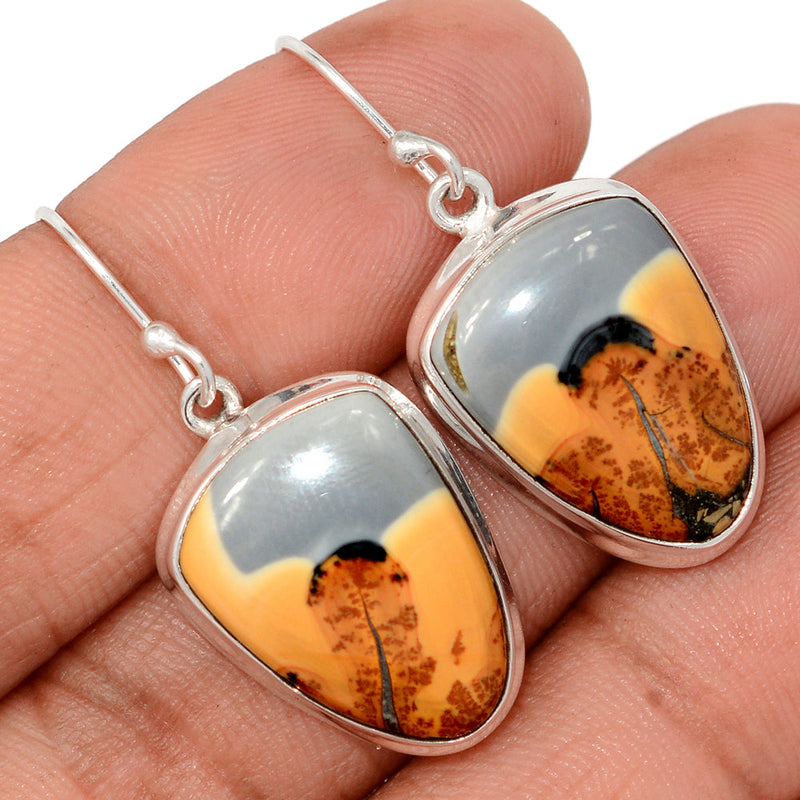 1.5" Indonesian Maligano Jasper Earrings - IMJE61