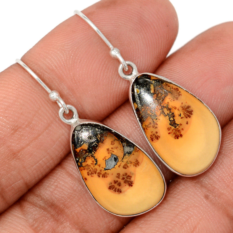 1.5" Indonesian Maligano Jasper Earrings - IMJE63