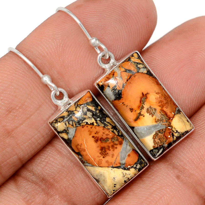 1.5" Indonesian Maligano Jasper Earrings - IMJE64