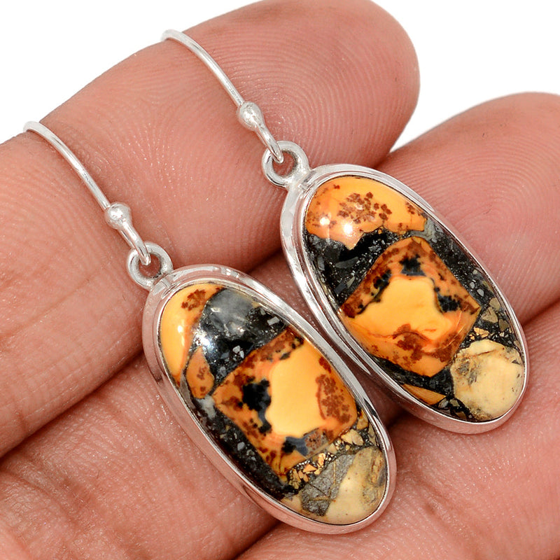 1.6" Indonesian Maligano Jasper Earrings - IMJE70