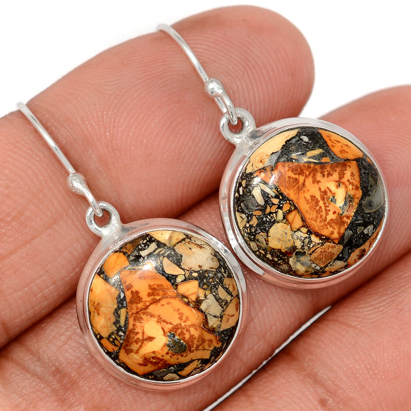 1.3" Indonesian Maligano Jasper Earrings - IMJE72