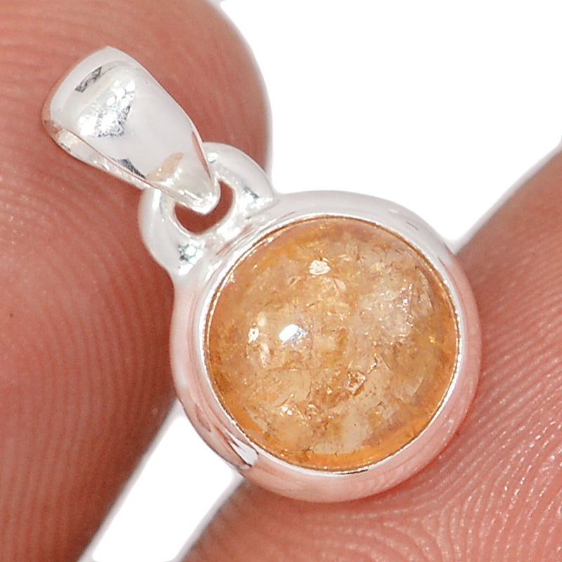 0.6" Imperial Topaz Cabochon Pendants - ITCP146