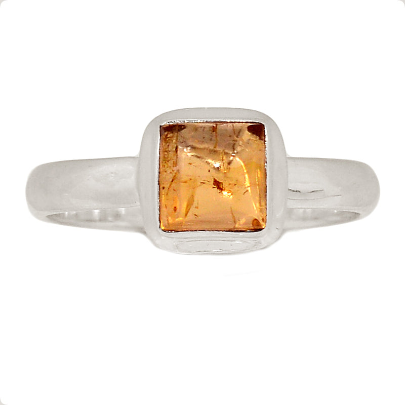 Imperial Topaz Cabochon Ring - ITCR129