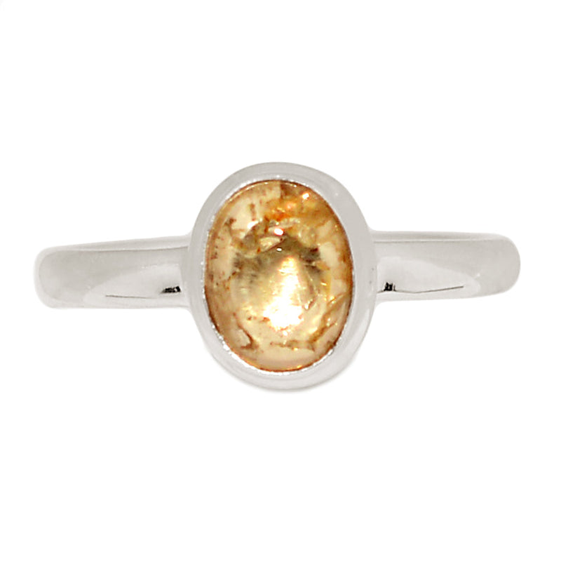 Imperial Topaz Cabochon Ring - ITCR179