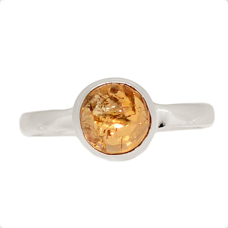 Imperial Topaz Cabochon Ring - ITCR215