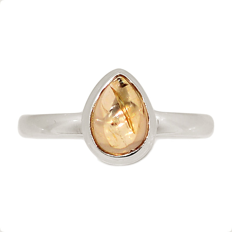 Imperial Topaz Cabochon Ring - ITCR221
