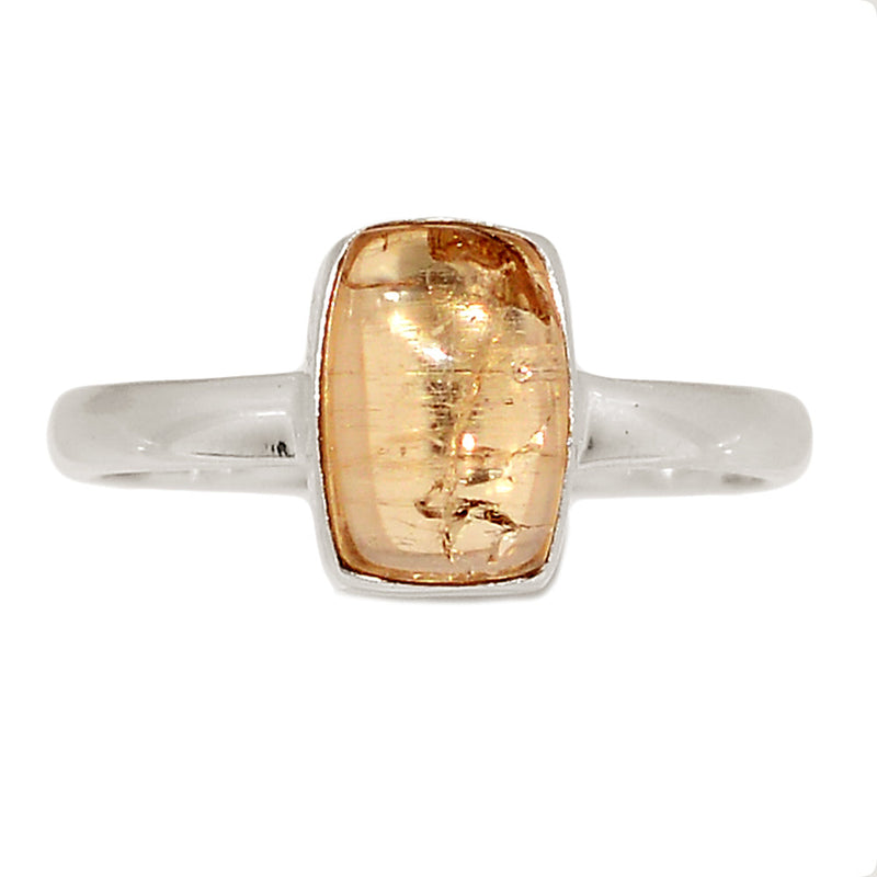 Imperial Topaz Cabochon Ring - ITCR226