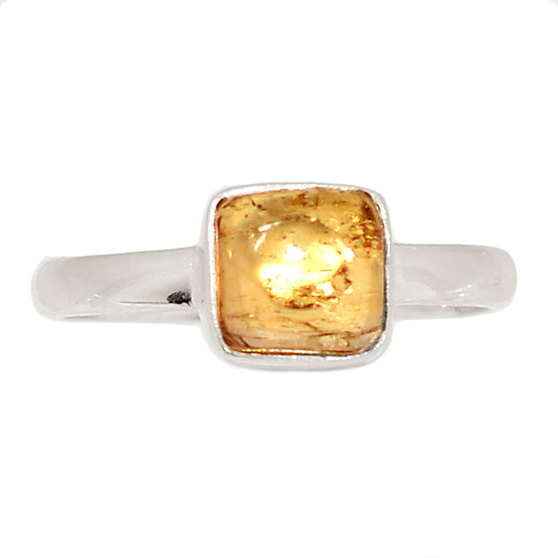 Imperial Topaz Cabochon Ring - ITCR236