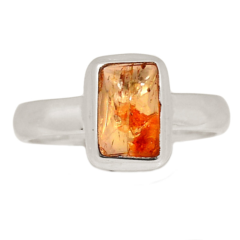Imperial Topaz Cabochon Ring - ITCR87