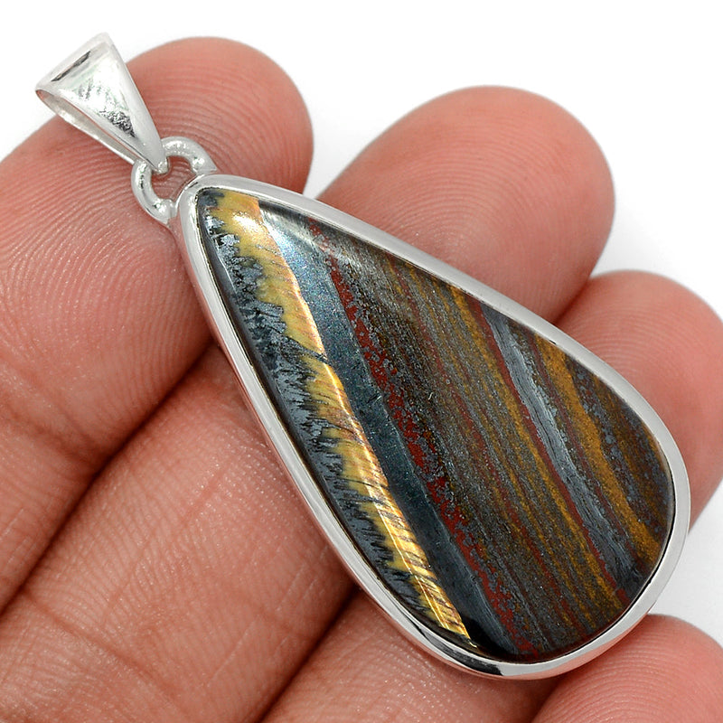 2" Iron Tiger Eye Pendants - ITEP663
