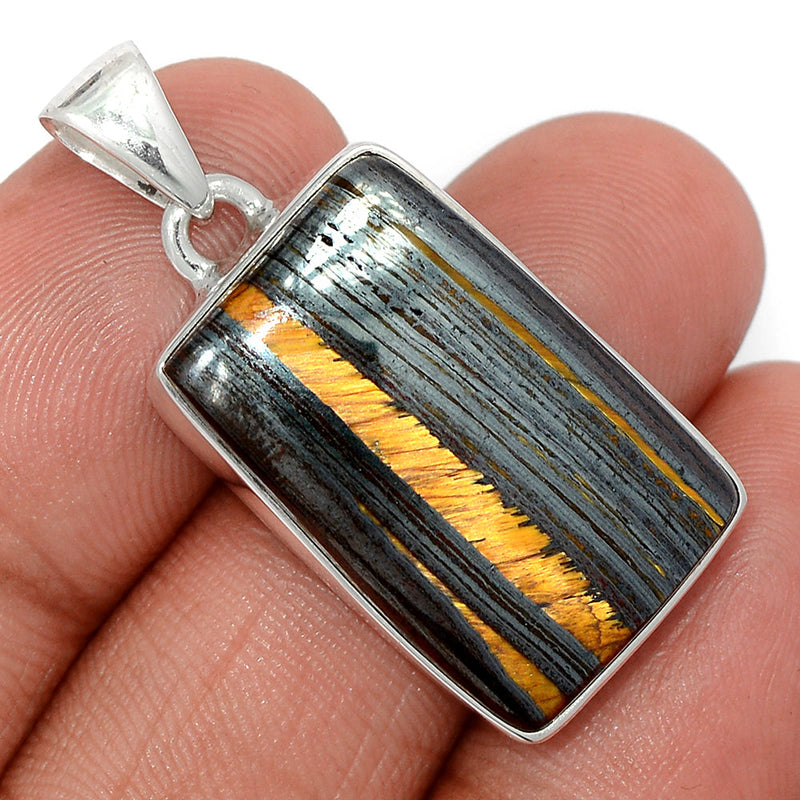1.5" Iron Tiger Eye Pendants - ITEP664