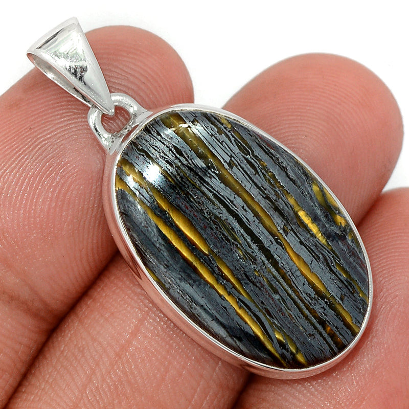 1.5" Iron Tiger Eye Pendants - ITEP666