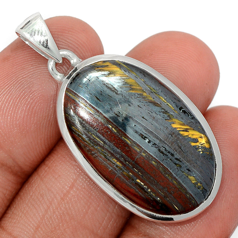 1.6" Iron Tiger Eye Pendants - ITEP669