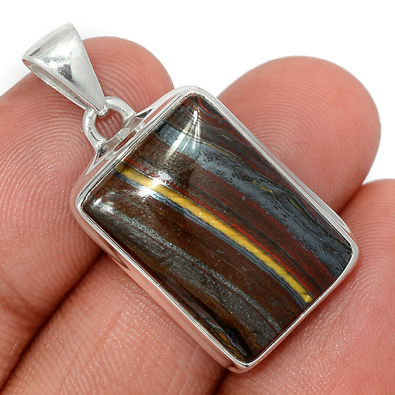 1.5" Iron Tiger Eye Pendants - ITEP674