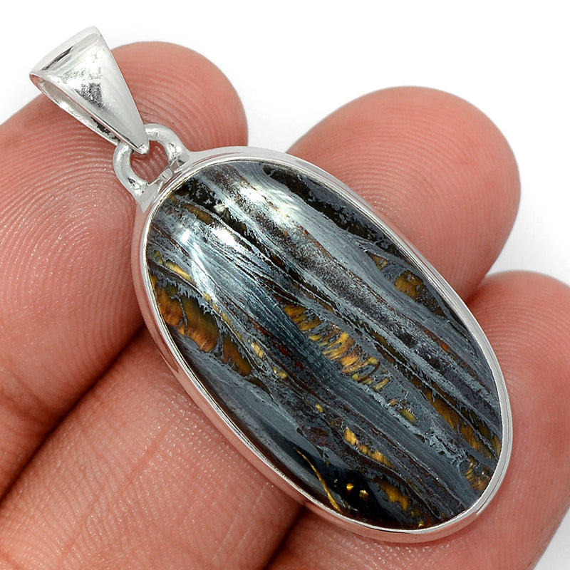 1.7" Iron Tiger Eye Pendants - ITEP680