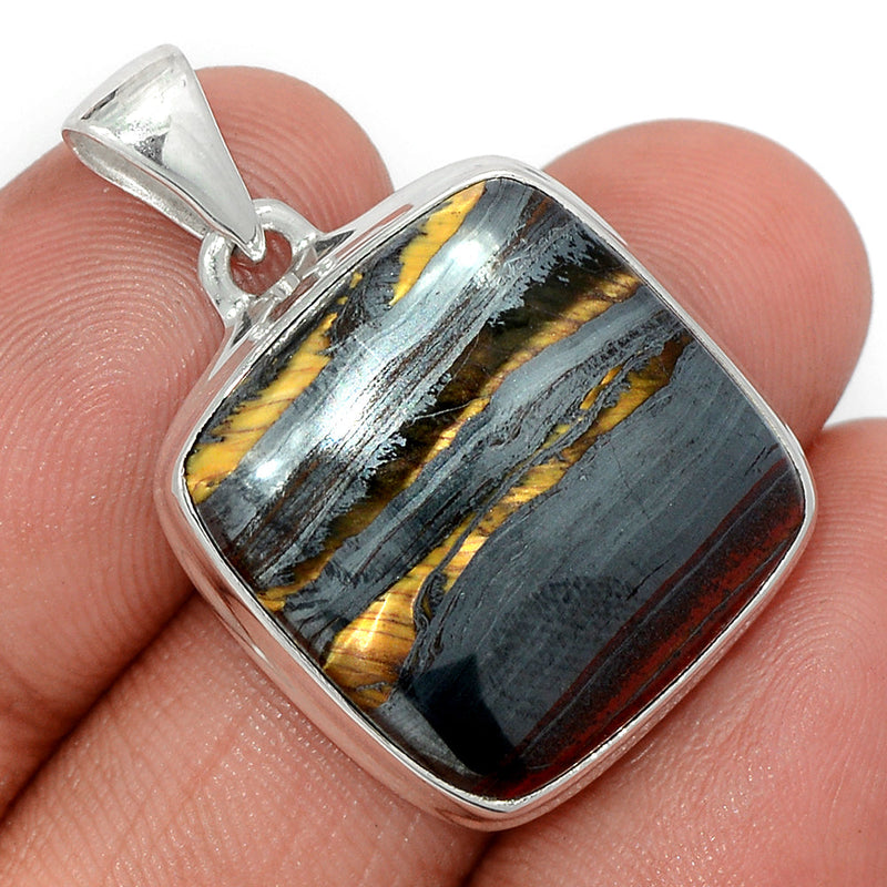 1.3" Iron Tiger Eye Pendants - ITEP681