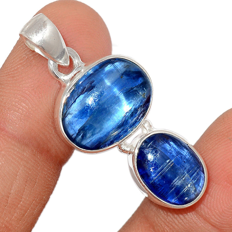 1.5" Kyanite Cabochon Pendants - KCBP160