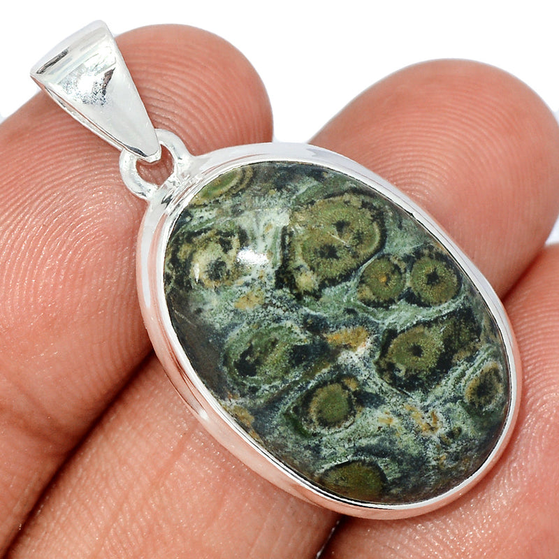 1.5" Kambaba Ocean Jasper Pendants - KOJP360