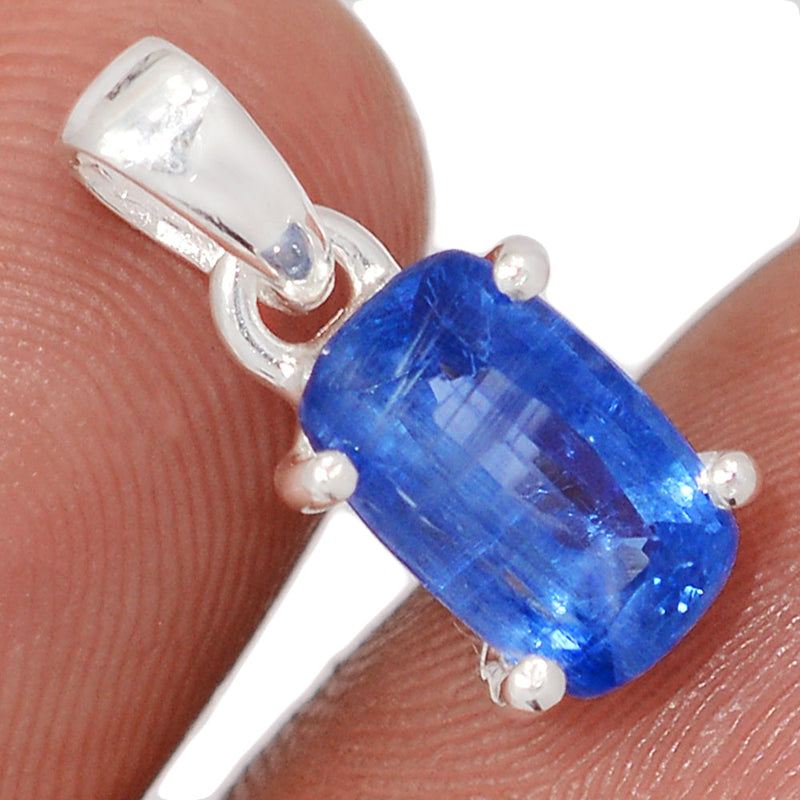 0.7" Claw - Kyanite Faceted Pendants - KYFP580