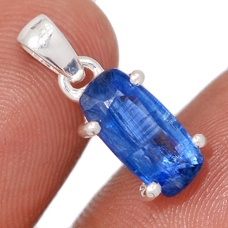 0.7" Claw - Kyanite Faceted Pendants - KYFP589