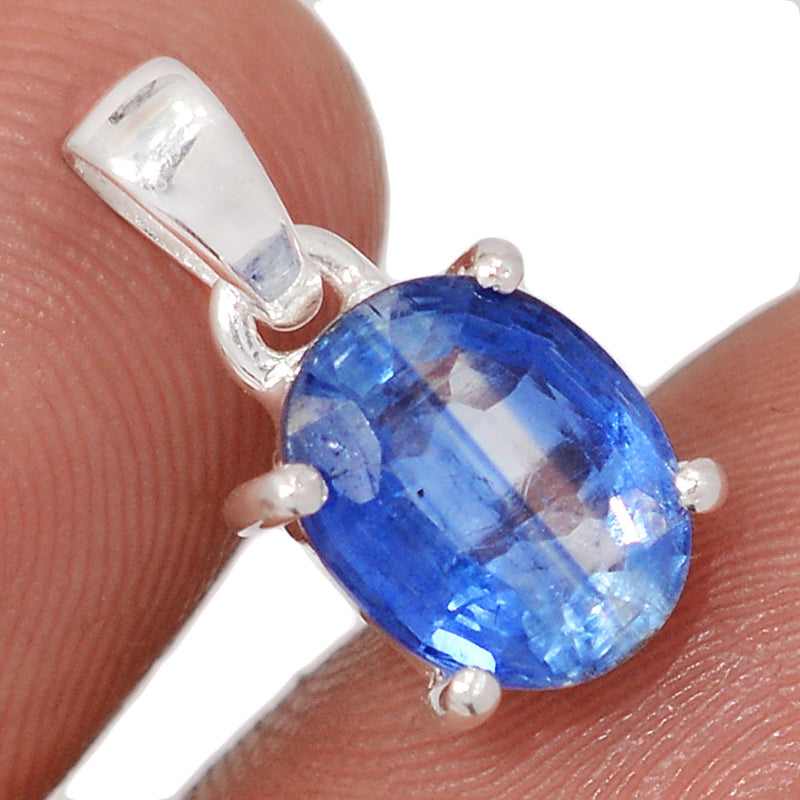 0.7" Claw - Kyanite Faceted Pendants - KYFP596