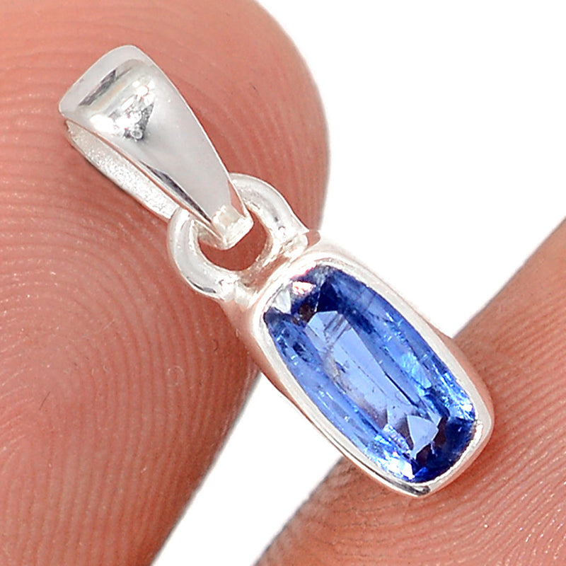 0.6" Kyanite Faceted Pendants - KYFP602