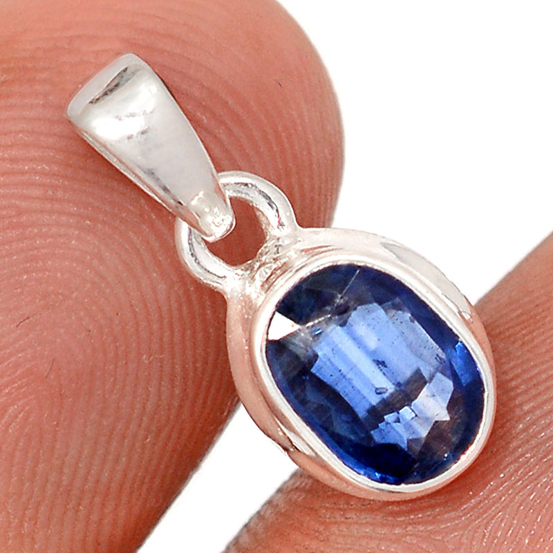 0.7" Kyanite Faceted Pendants - KYFP603