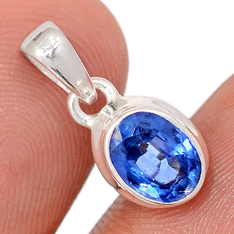 0.7" Kyanite Faceted Pendants - KYFP604