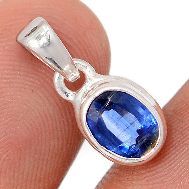0.7" Kyanite Faceted Pendants - KYFP606