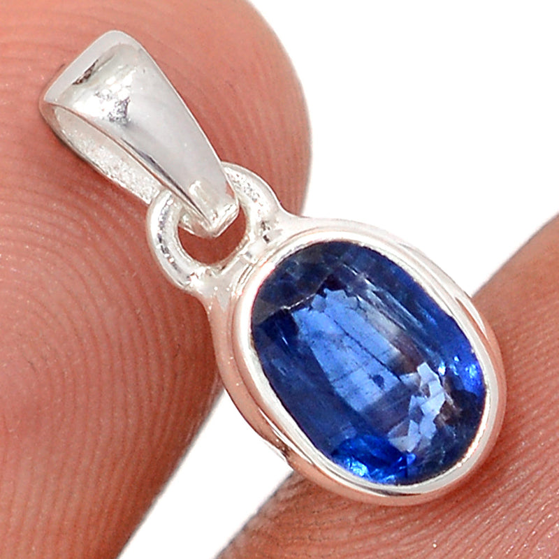0.7" Kyanite Faceted Pendants - KYFP607