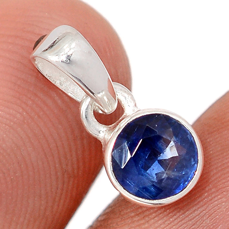 0.6" Kyanite Faceted Pendants - KYFP610