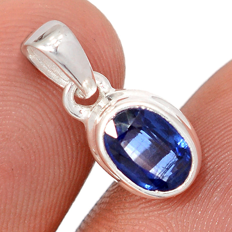 0.7" Kyanite Faceted Pendants - KYFP611
