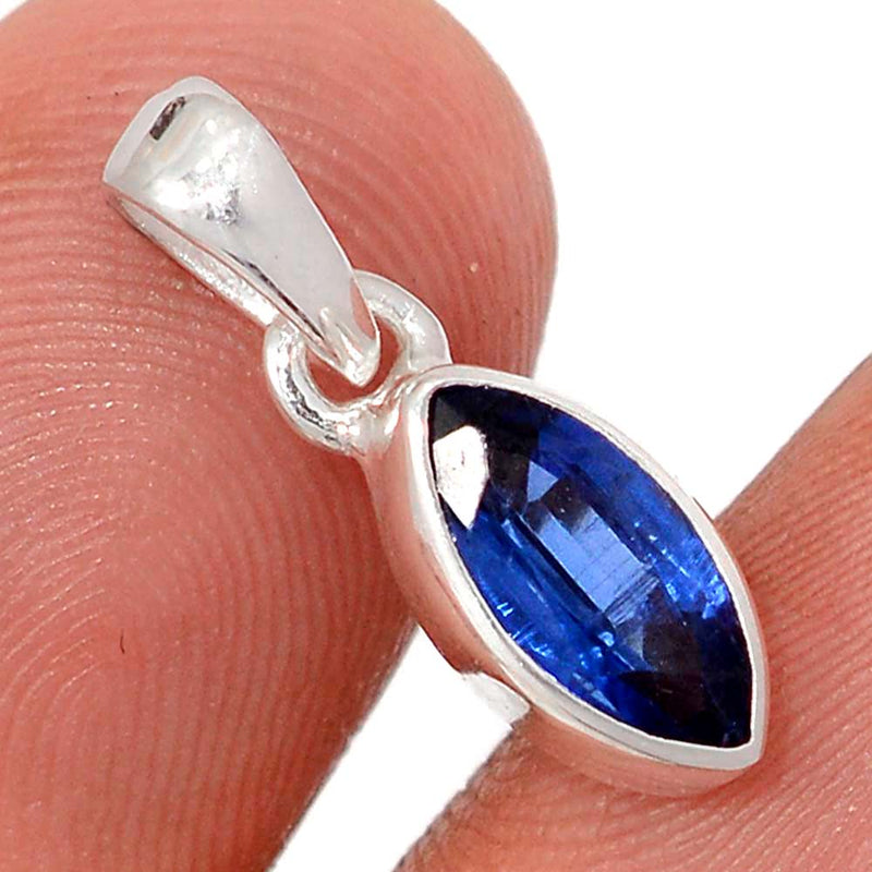 0.7" Kyanite Faceted Pendants - KYFP615
