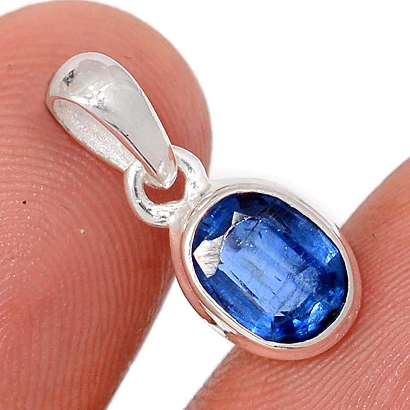 0.7" Kyanite Faceted Pendants - KYFP617