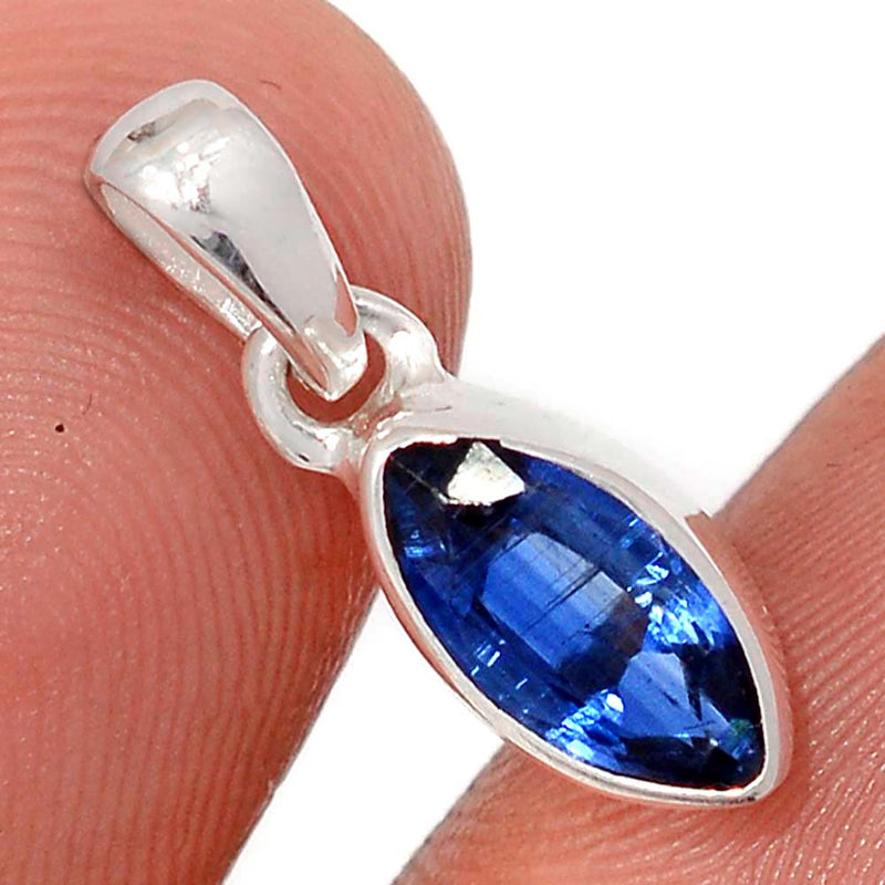 0.7" Kyanite Faceted Pendants - KYFP618
