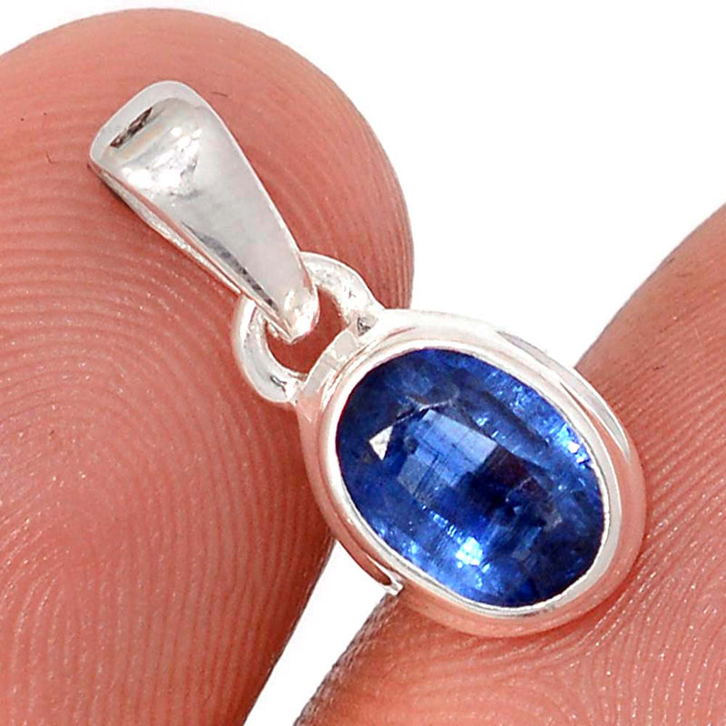 0.7" Kyanite Faceted Pendants - KYFP619