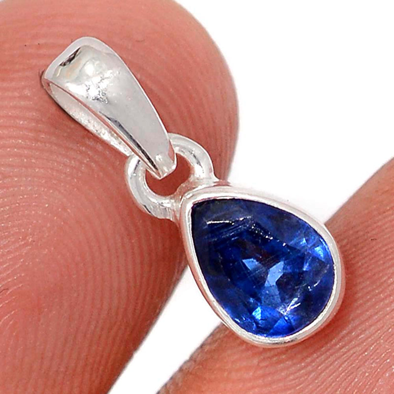 0.7" Kyanite Faceted Pendants - KYFP620