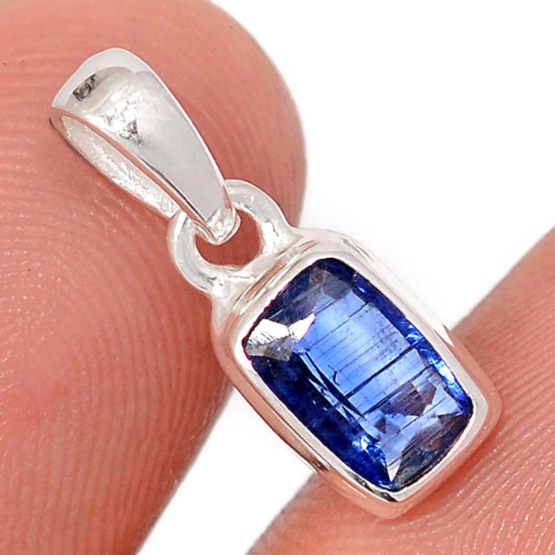 0.7" Kyanite Faceted Pendants - KYFP622