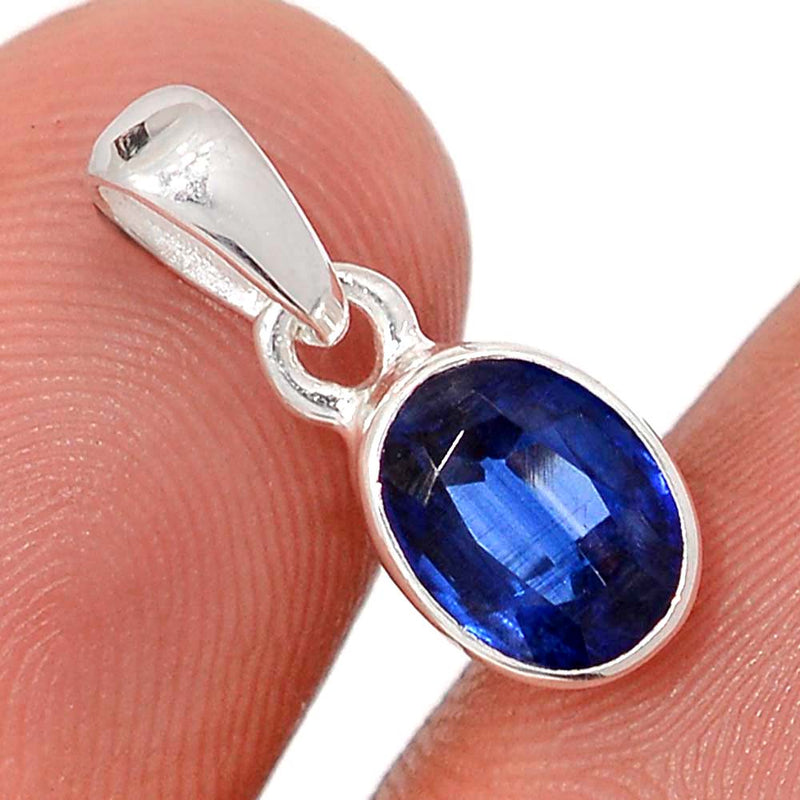 0.7" Kyanite Faceted Pendants - KYFP623