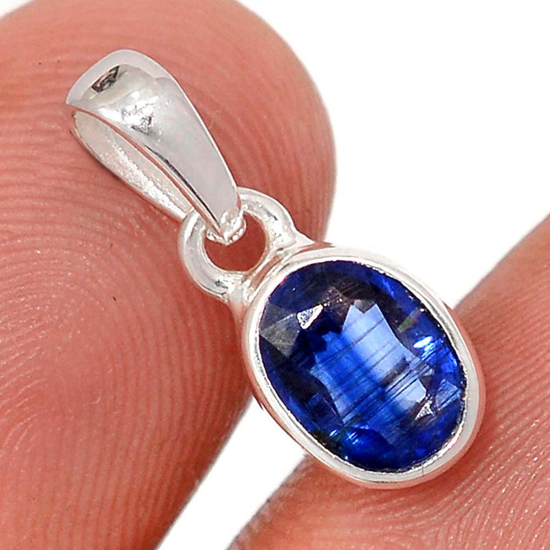 0.7" Kyanite Faceted Pendants - KYFP625
